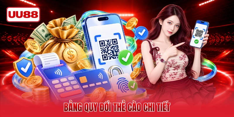 Bảng quy đổi thẻ cào chi tiết