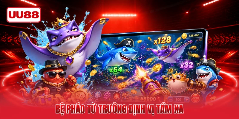 Bệ pháo từ trường định vị tầm xa