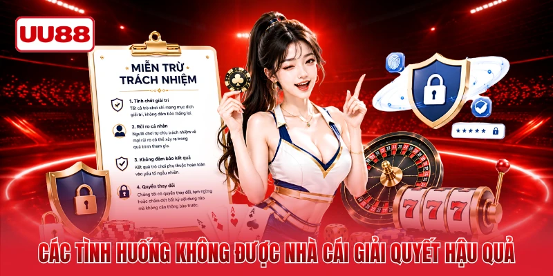 Các tình huống không được nhà cái giải quyết hậu quả
