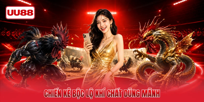 Chiến kê bộc lộ khí chất dũng mãnh