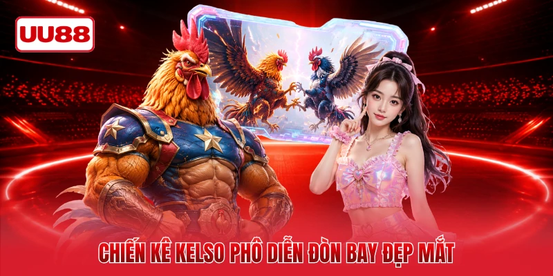 Chiến kê Kelso phô diễn đòn bay đẹp mắt