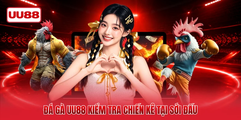 Đá gà UU88 kiểm tra chiến kê tại sới đấu