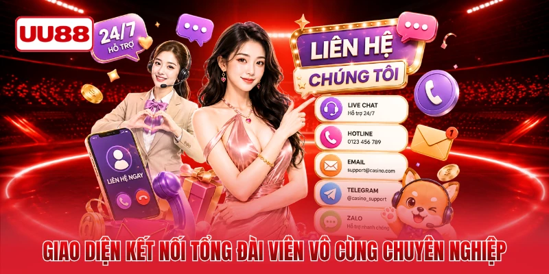 Giao diện kết nối tổng đài viên vô cùng chuyên nghiệp