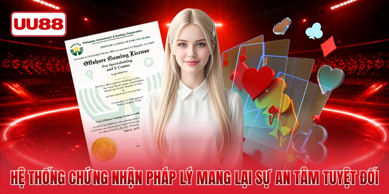Hệ thống chứng nhận pháp lý mang lại sự an tâm tuyệt đối