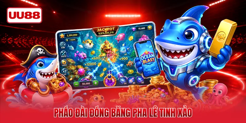 Pháo đài đóng băng pha lê tinh xảo