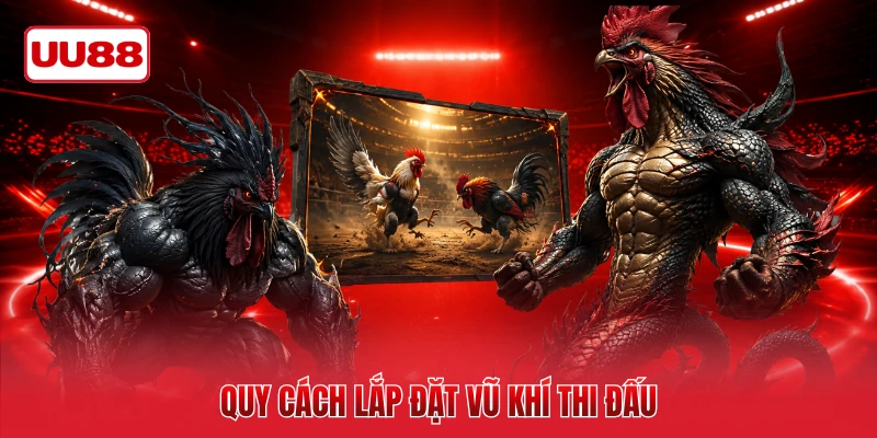 Quy cách lắp đặt vũ khí thi đấu