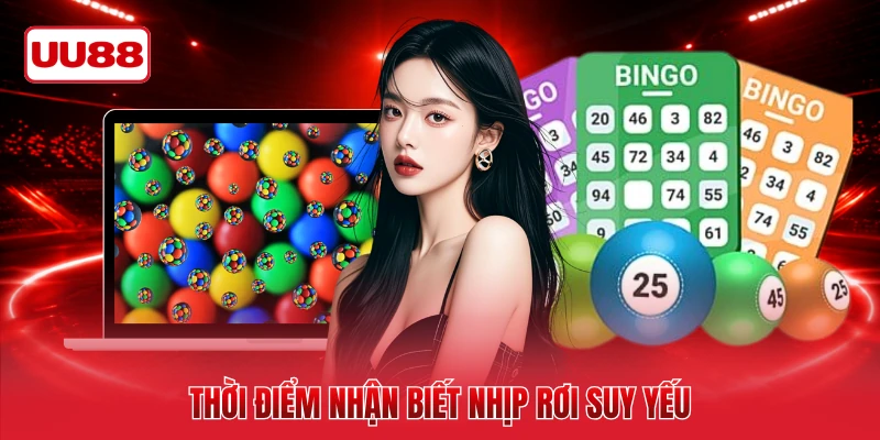 Thời điểm nhận biết nhịp rơi suy yếu